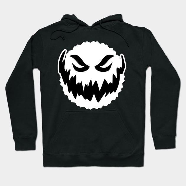 Very Freaky Ghost Dragon, Cool Vector Graphic Design Hoodie by LuckDragonGifts